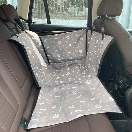 Waterproof Pet Rear Printed Double Layer Car Protection Mat