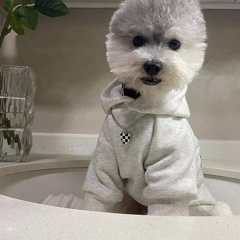 Retro New York Hoodie for Dogs - Stylish Puppy Sweatshirt