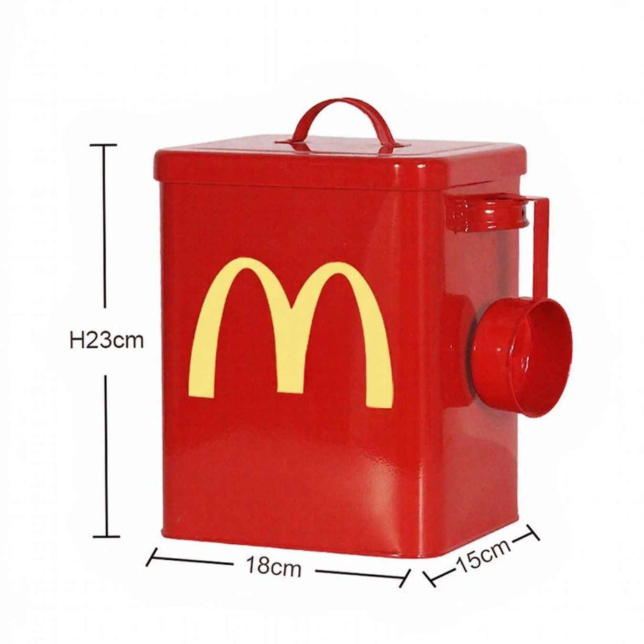 McDonald's Style Pet Food Storage Container - Bowl Sets