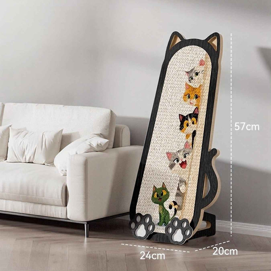 Cat Scratching Post Cat-Shaped - Sisal 8 Style Designs