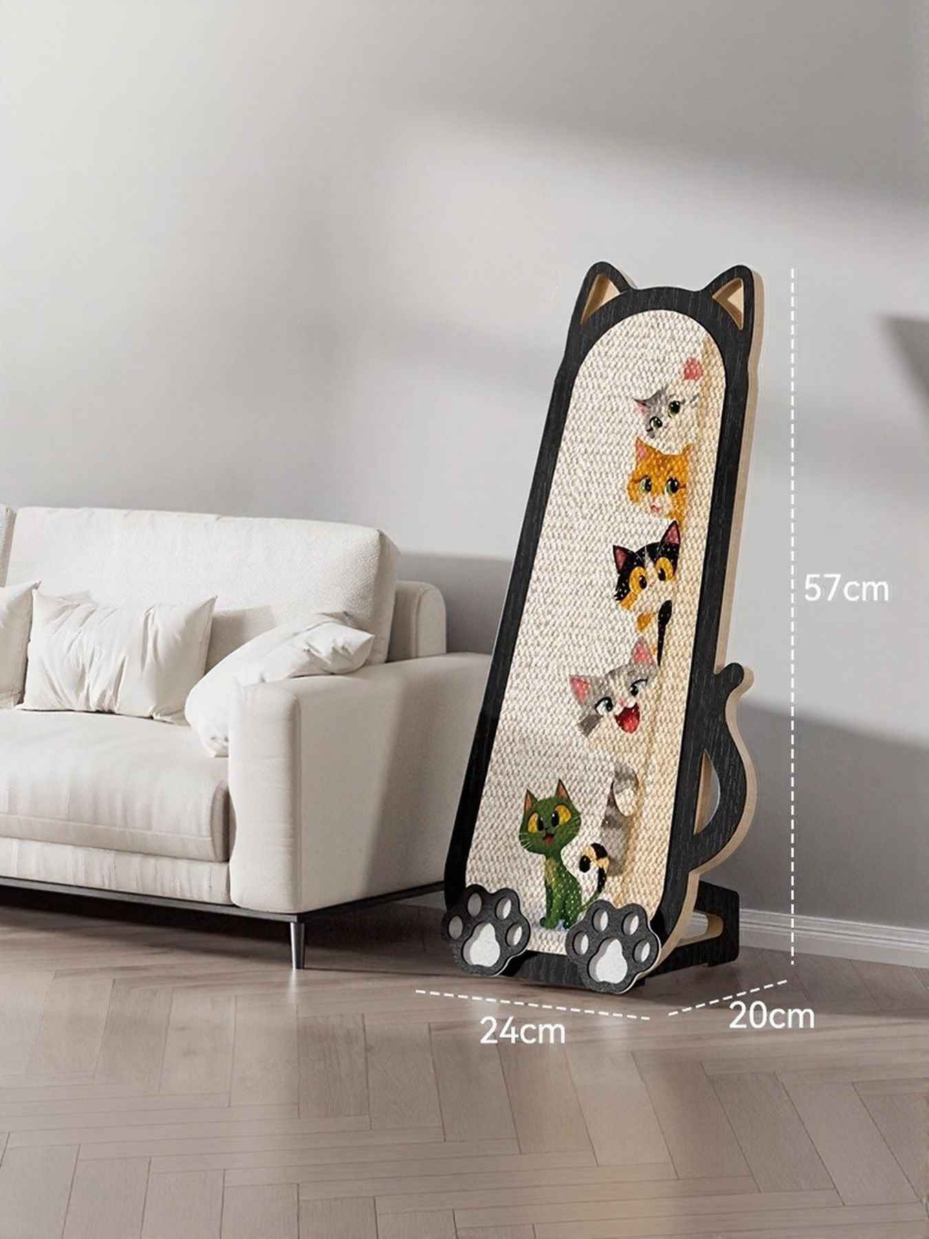 Cat Scratching Post Cat-Shaped - Sisal 8 Style Designs