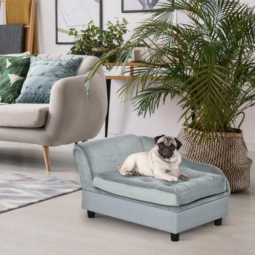 Luxury Small Dog Bed - Hidden Storage