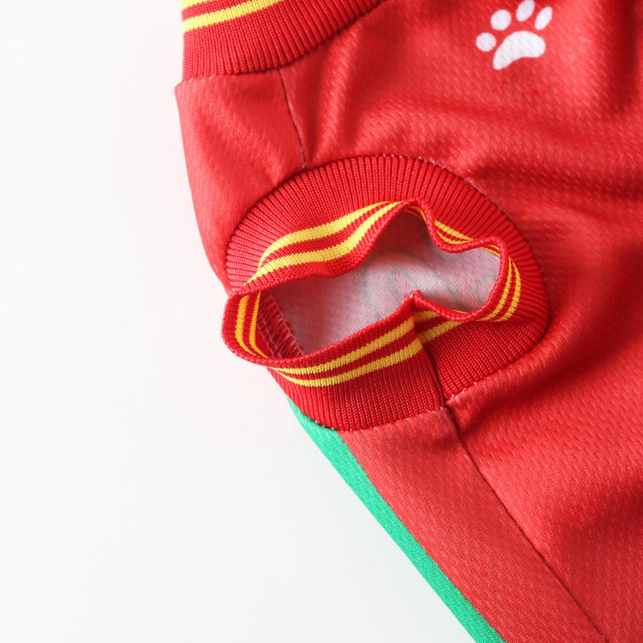 Soccer Pet Dog Jersey - Summer Cooling Mesh Fabric