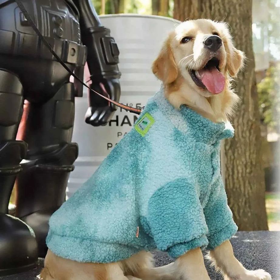 Warm Fleece Pet Sweater - Large Breed Outerwear