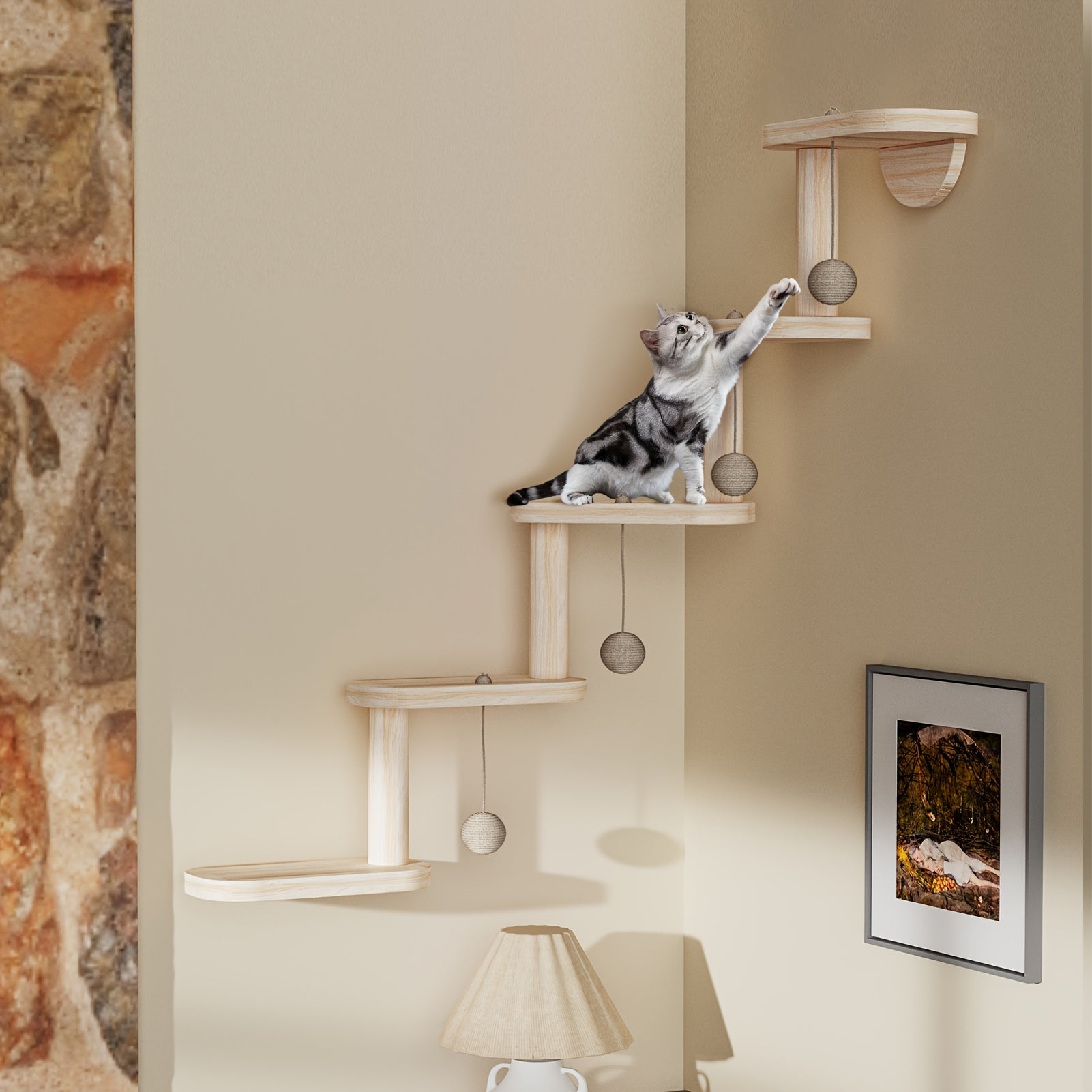 Vertical Playground - DIY Cat Climbing Wall System