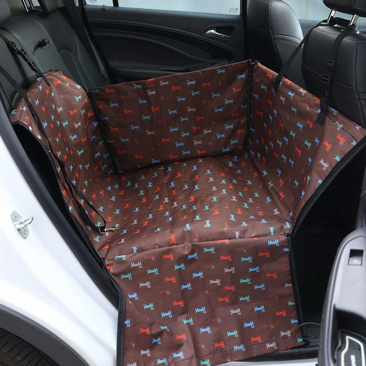Waterproof Pet Rear Printed Double Layer Car Protection Mat