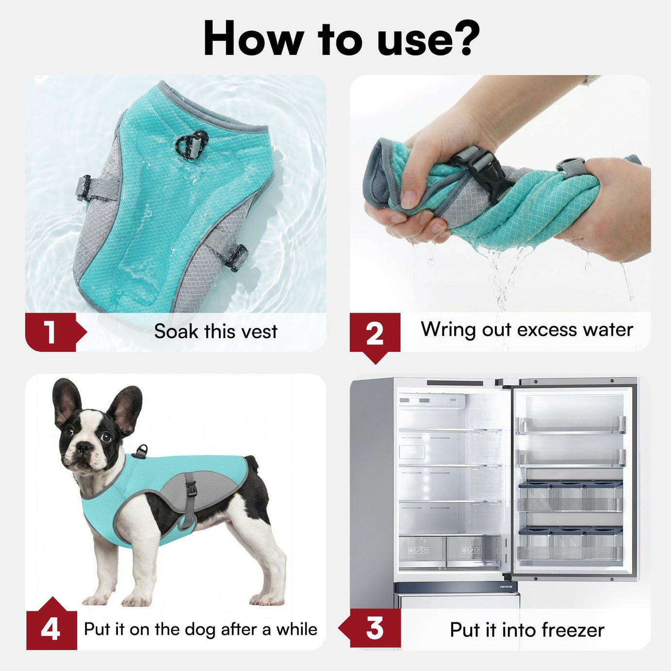 Dog Cooling Vest with D-Ring – For Active Pup Adventures