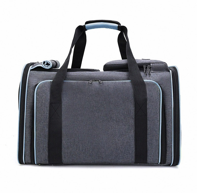 Foldable Pet Carrier Bag - Car Seat Travel Bag for Cats and Small Dogs