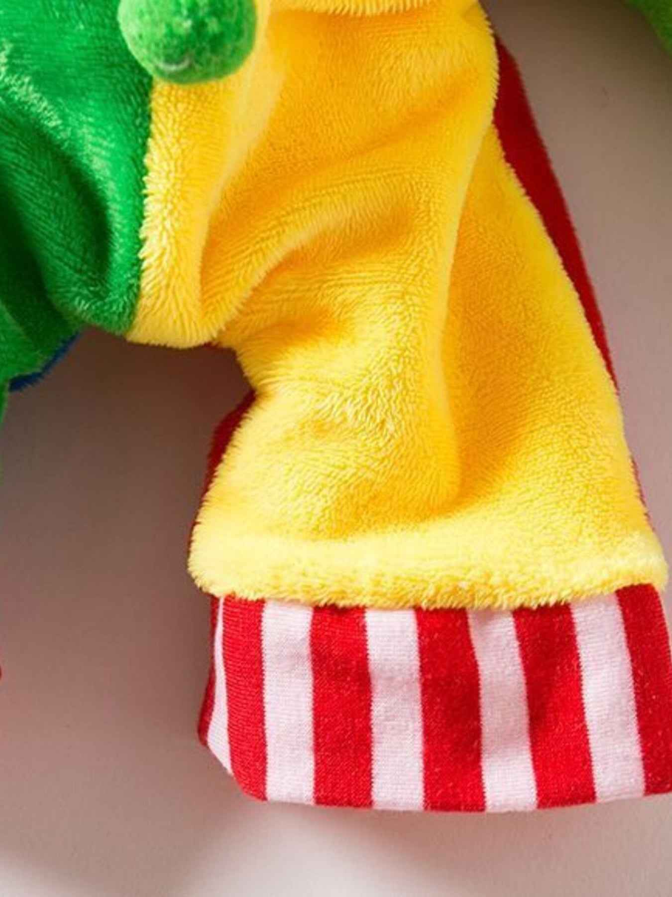 Pet Clown Costume Jumpsuit - Colorful Halloween Outfit with Hat
