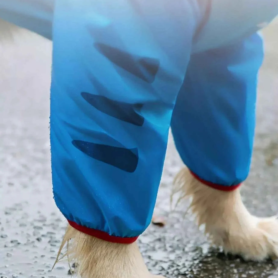 Waterproof Dog Raincoat - Dinosaur Style with Hood