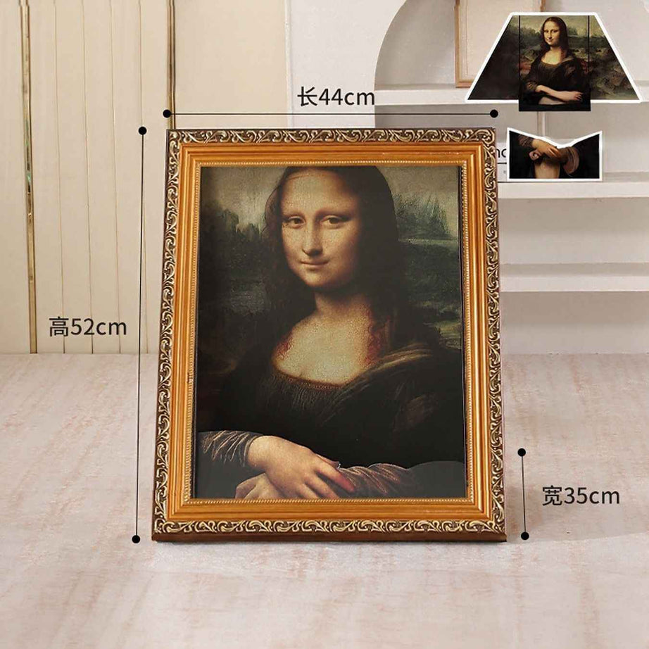 Cat House Artistic Frame - Famous Painting Cardboard Hideaway
