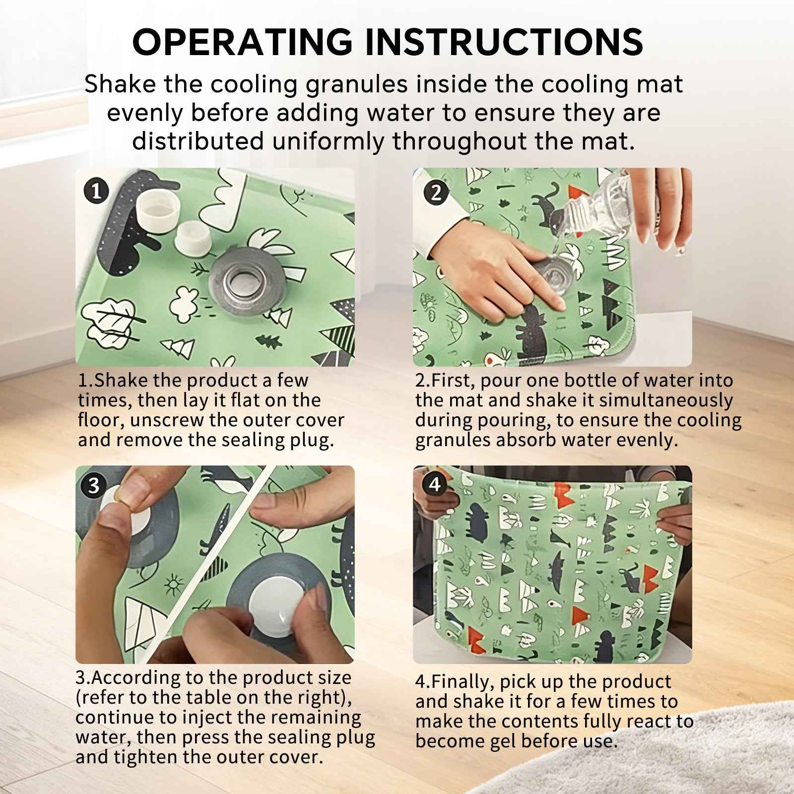 Pet Cooling Mat - Various Fun Designs