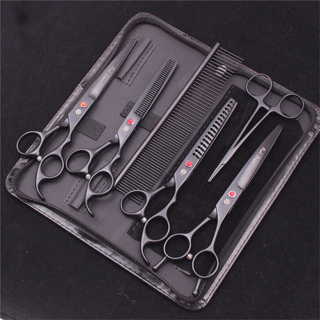 Pet Grooming Scissors Set - Dog Cat Hair Trimming Kit
