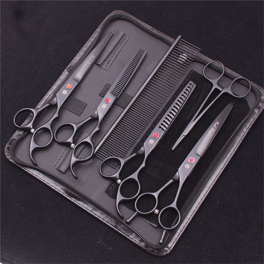Pet Grooming Scissors Set - Dog Cat Hair Trimming Kit