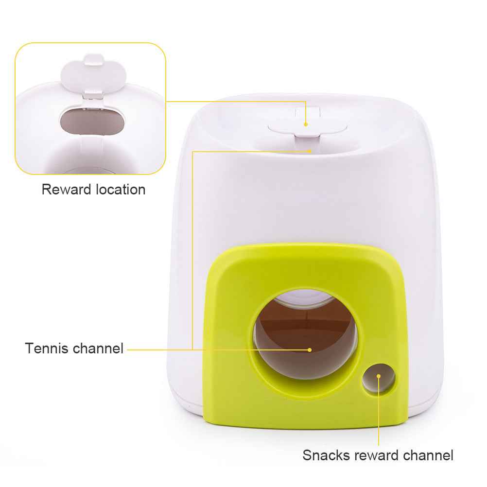 Interactive Smart Dog Feeder & Automatic Ball Launcher Reward Toy