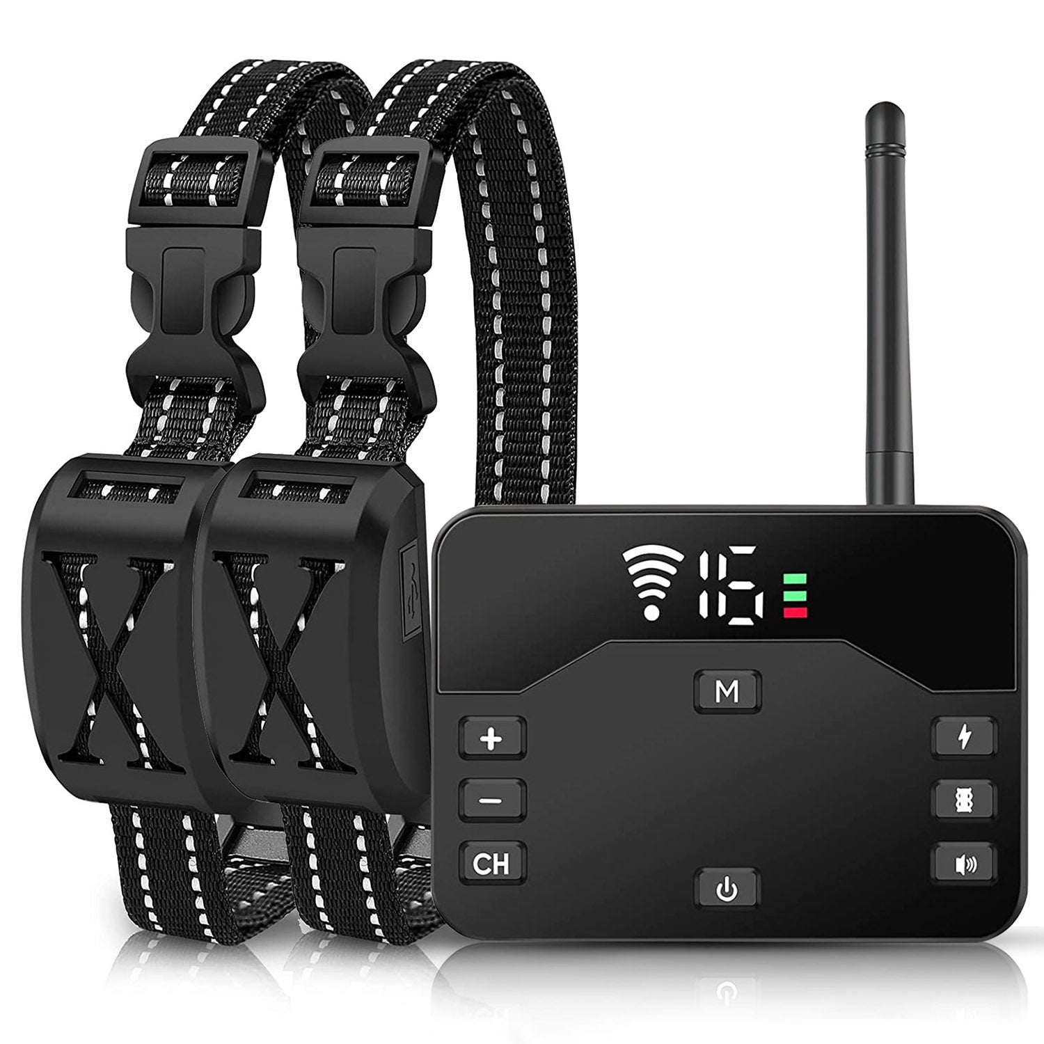 Dog Wireless Fence 2-in-1 - Training Collar System 2 Receivers