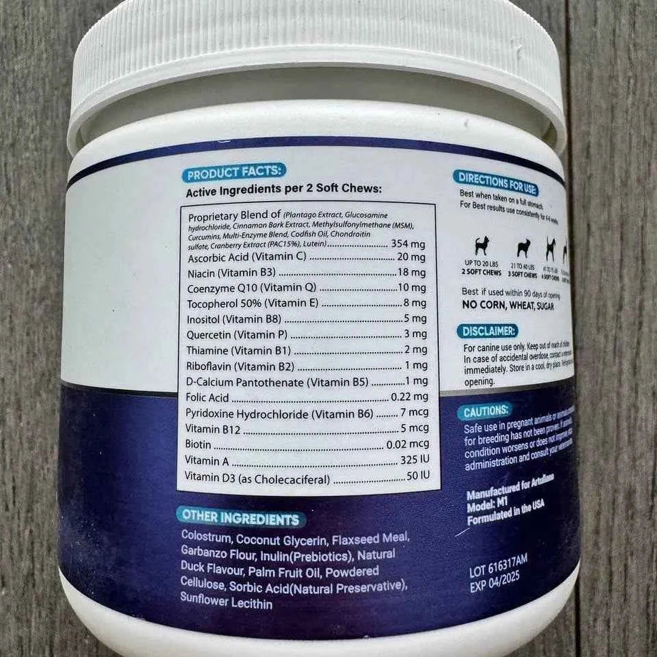 Do Not Sell On Amazon Dog Multivitamin Chewable With Glucosamine 20 In 1 Dog Vitamins And Supplements Senior & Puppy Multivitamin For Dogs Pet Joint Support Health Immunity Mobility Gut Skin 120 Chews