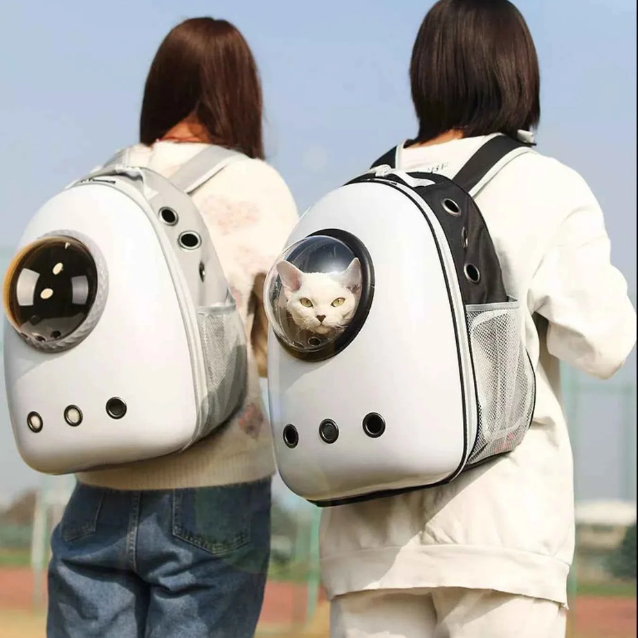 Pet Carrier Backpack - Space Capsule Transparent Bubble