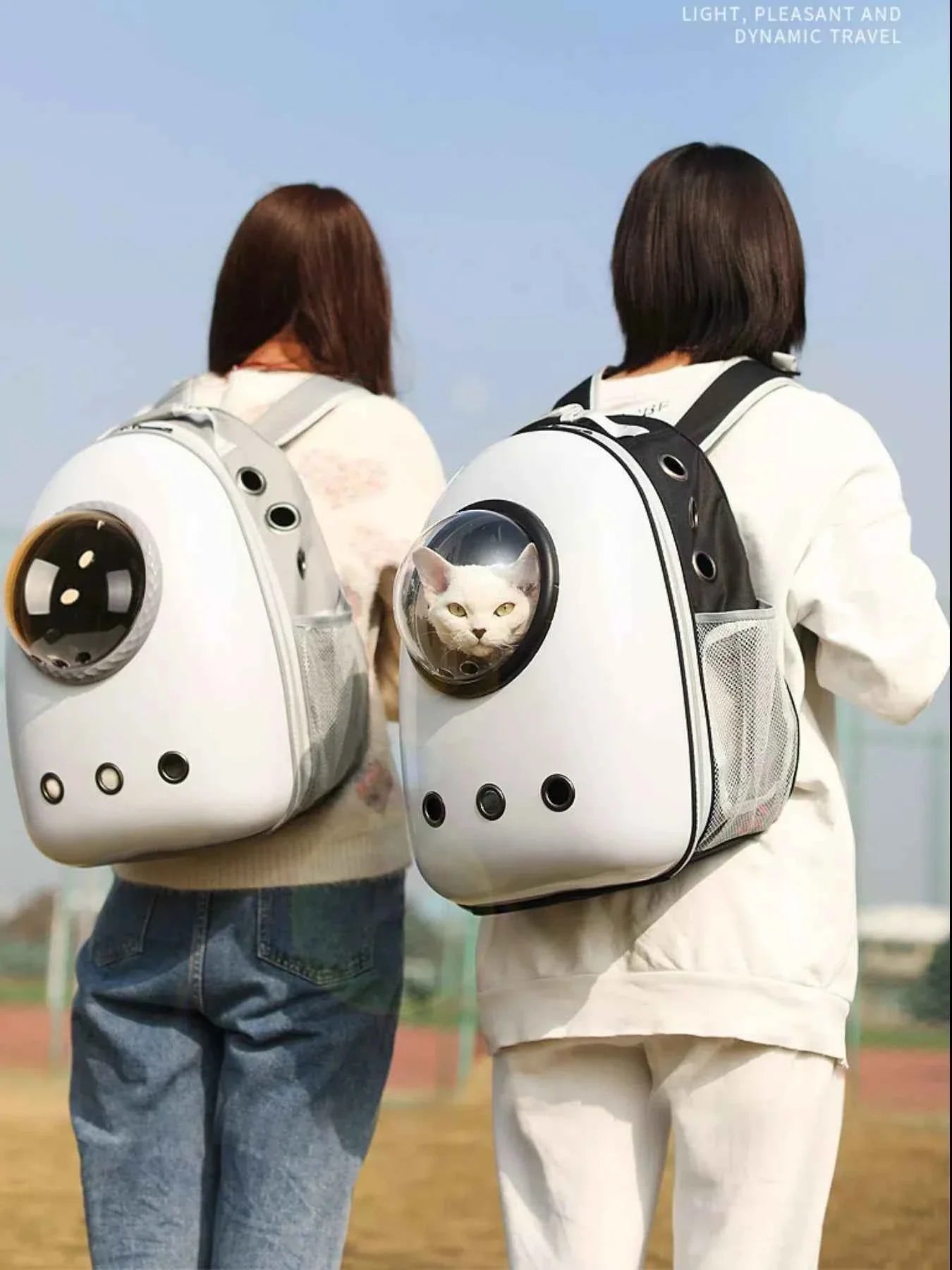 Pet Carrier Backpack - Space Capsule Transparent Bubble