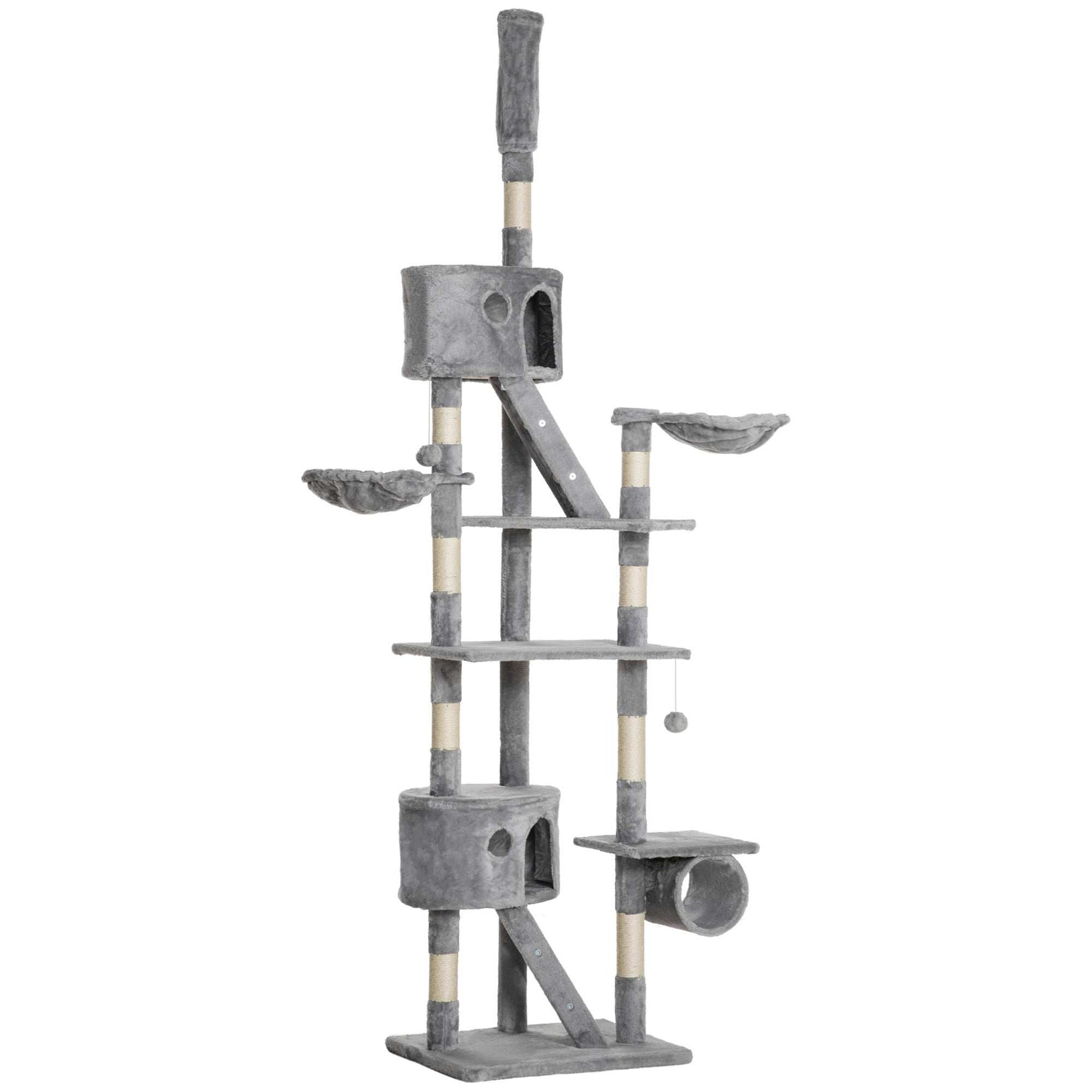 Floor Standing Cat Tree - Height Adjustable Tower