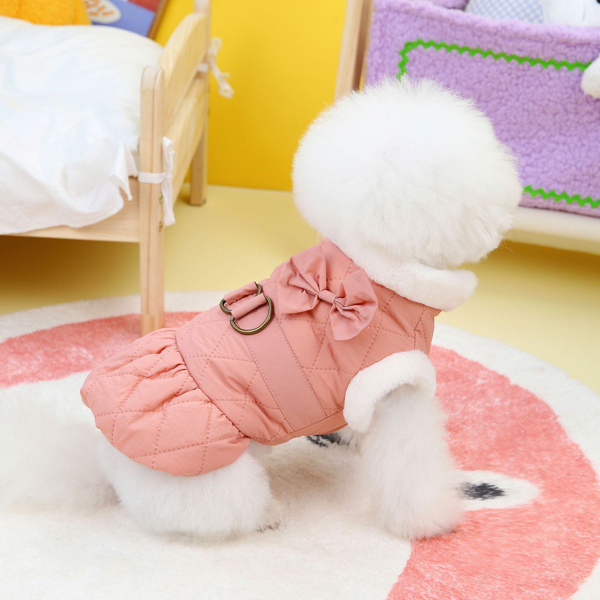 Butterfly Dreams Dress - Small Dog Cotton-Padded Outfit
