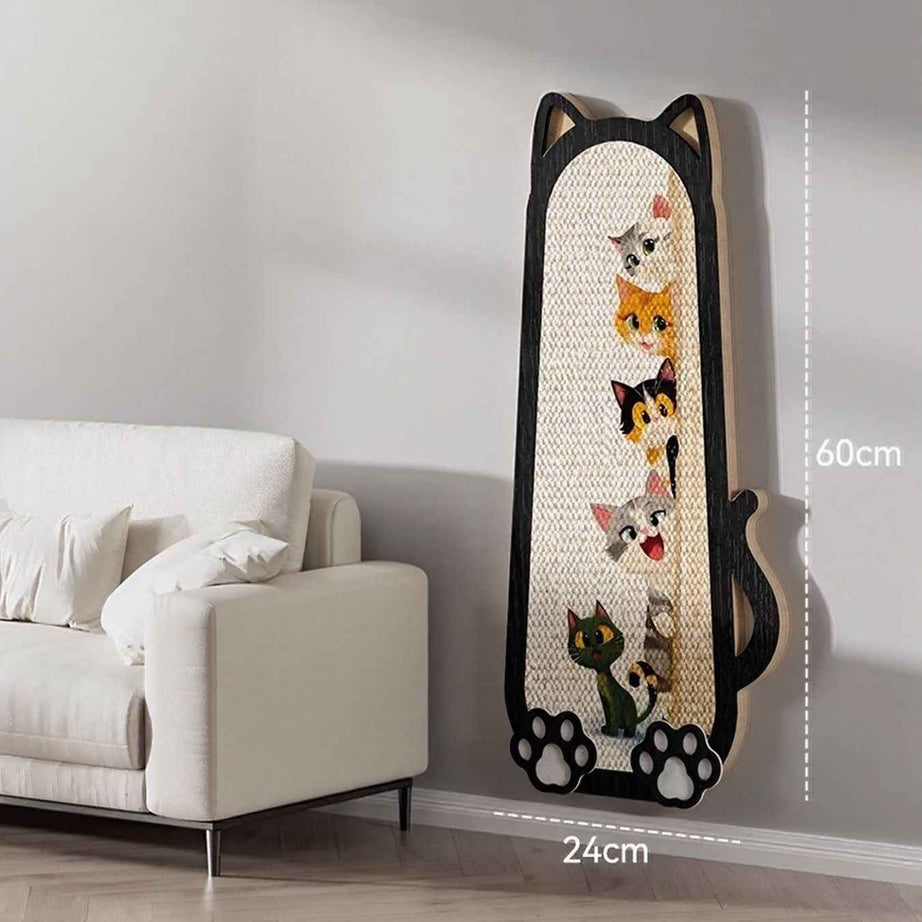 Cat Scratching Post Cat-Shaped - Sisal 8 Style Designs