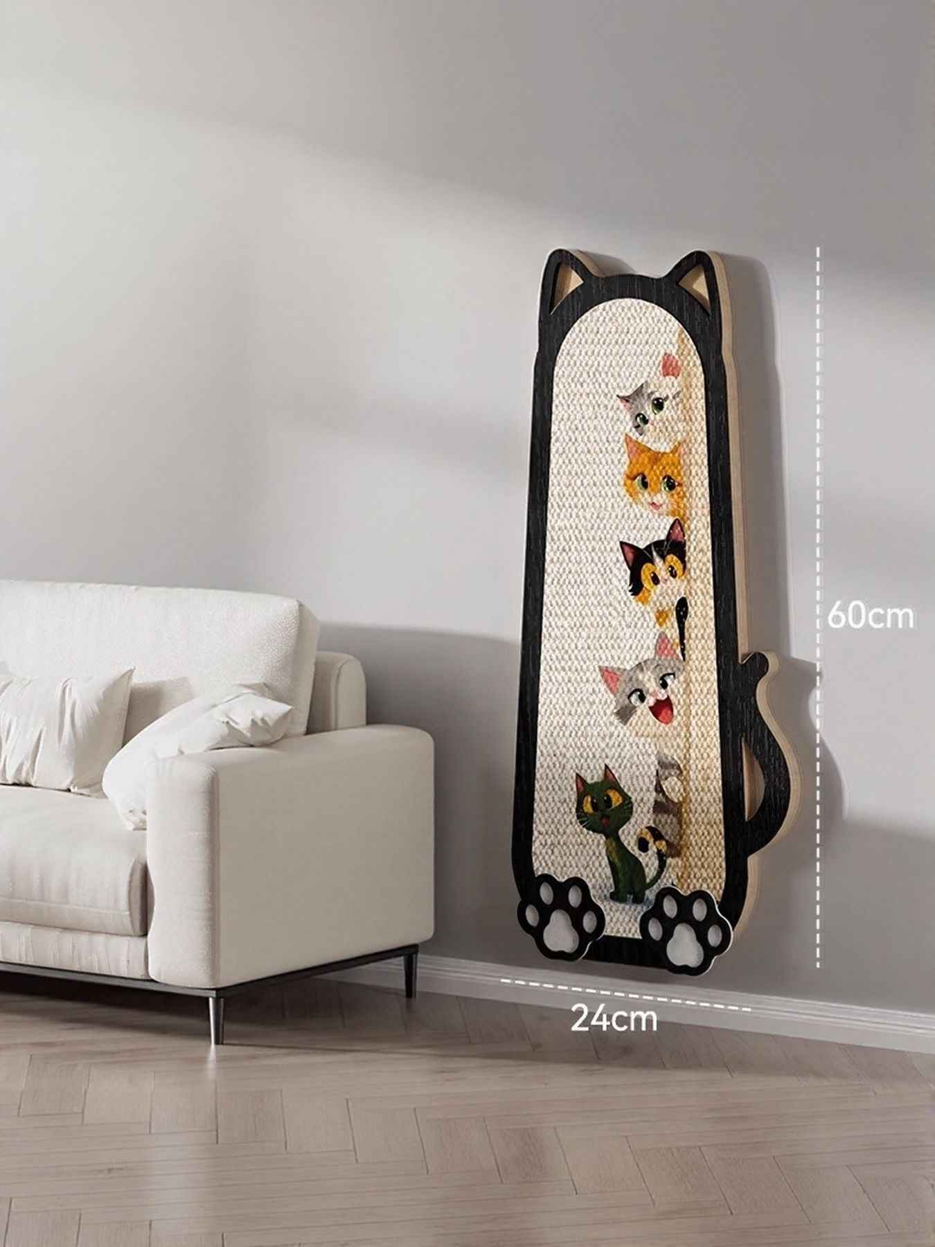 Cat Scratching Post Cat-Shaped - Sisal 8 Style Designs