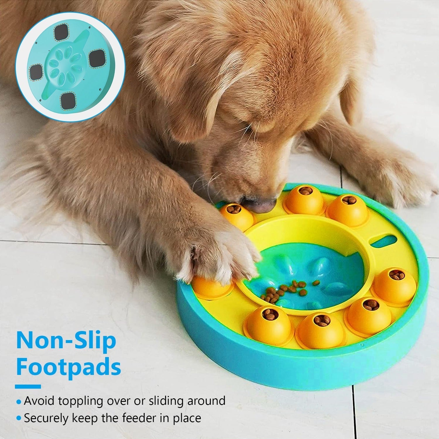 Dog Puzzle Feeder - Slow Feeding IQ Training Toy