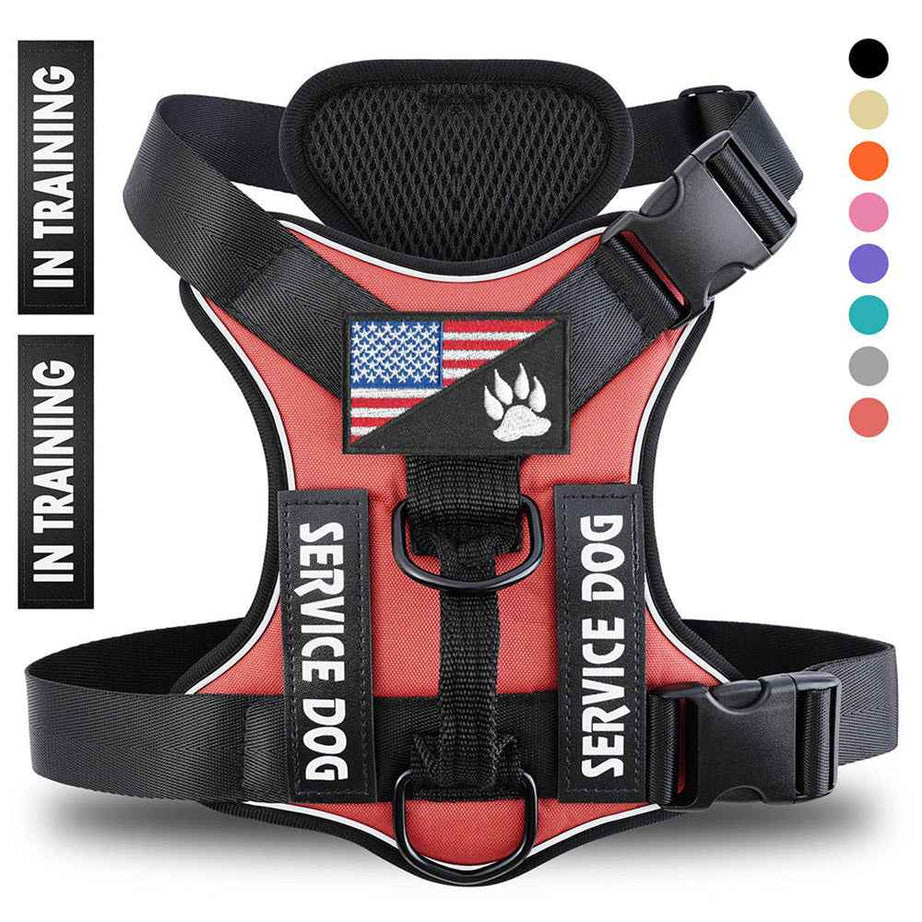 Service Dog Harness - Reflective Quick Release