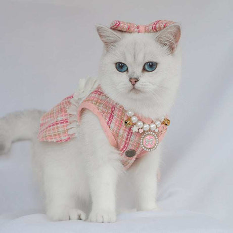 Pet Skirt Cat Fashion Cute Dress