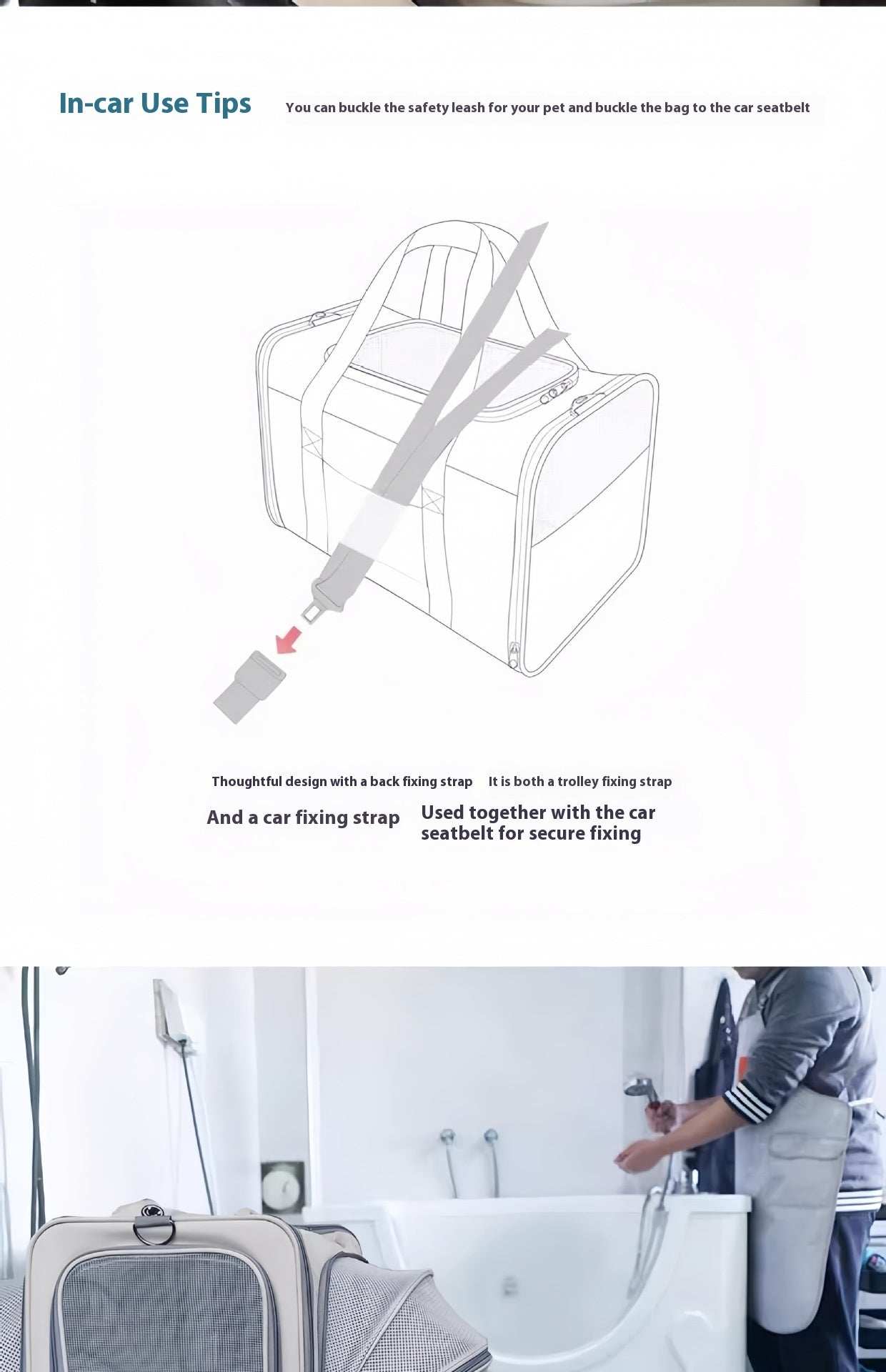 Portable Pet Carrier for Cats and Small Dogs - Breathable Travel Backpack