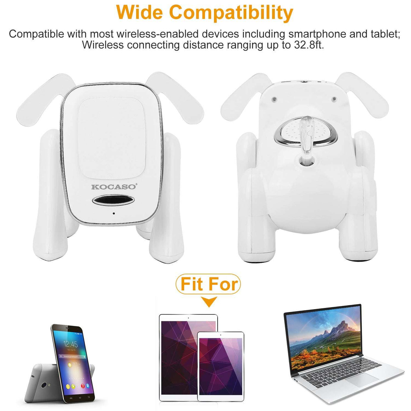 Puppy Dog Bluetooth Speaker - Portable Wireless Music Player