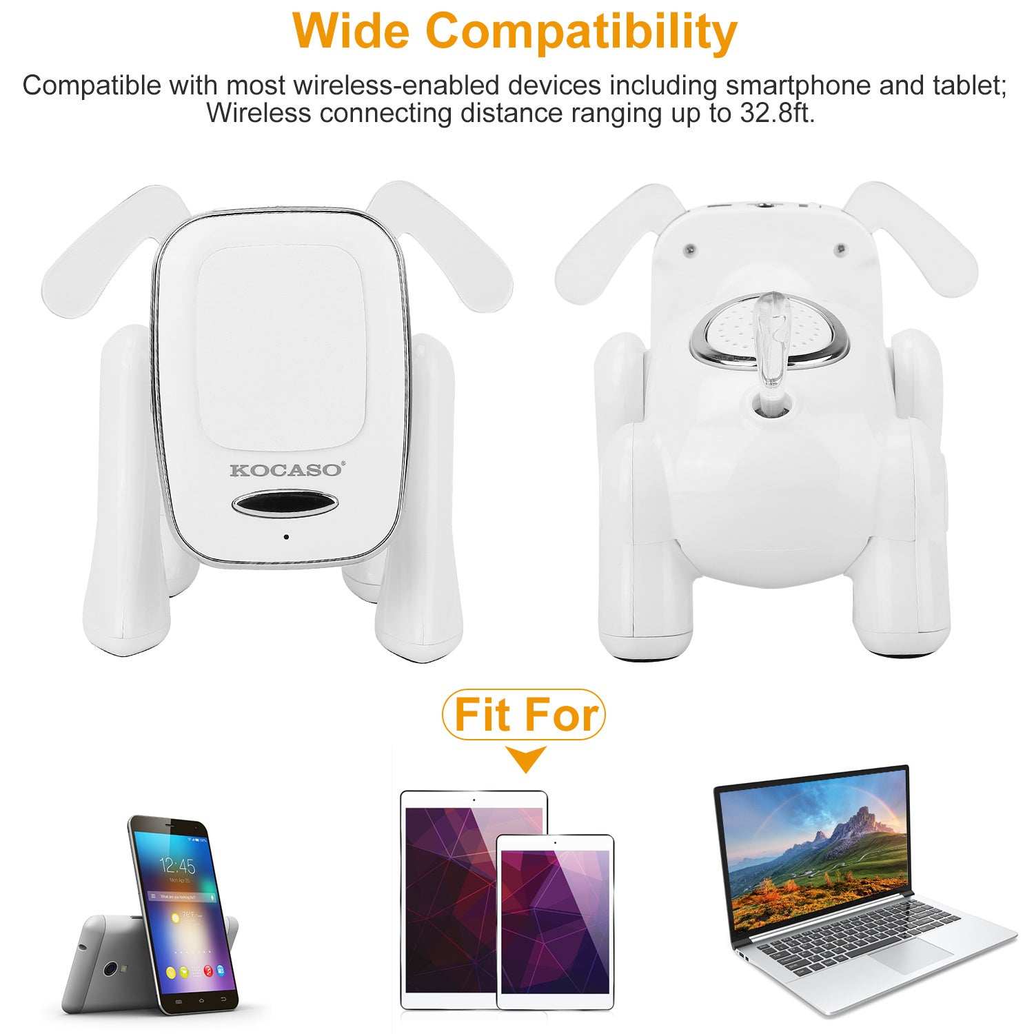 Puppy Dog Bluetooth Speaker - Portable Wireless Music Player