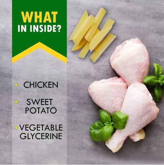 Natural Human Grade Treats  - Sweet Potato with Chicken