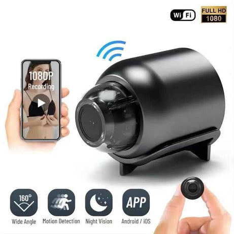 Indoor Pet Camera - Magnetic WiFi with Night Vision