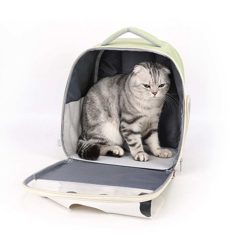 Large Capacity Backpack Portable Pet Bag Outdoor Travel