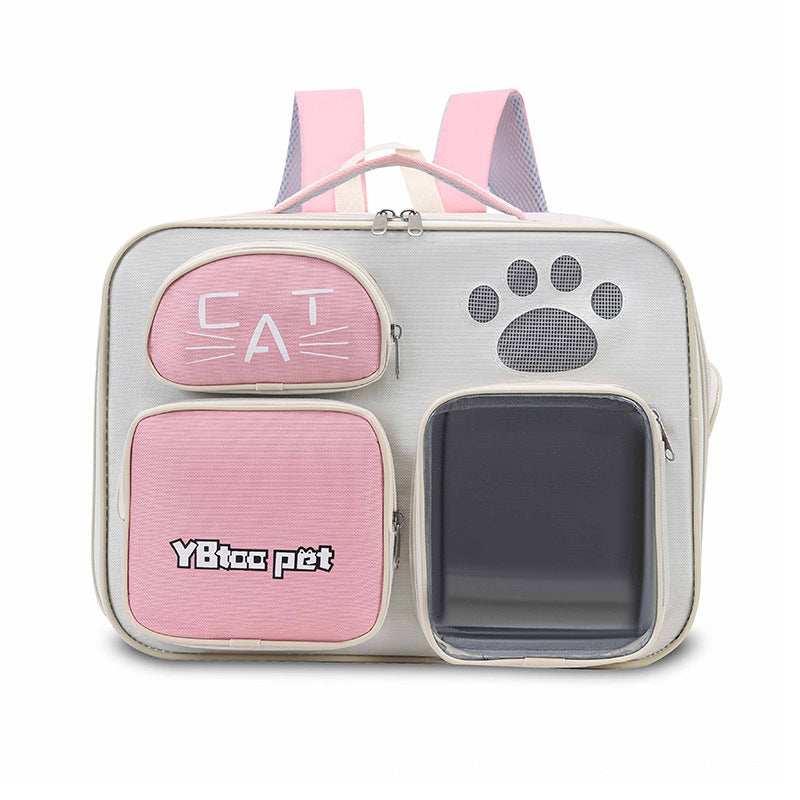 Pet Messenger Bag Carrier - Portable Shoulder Bag for Cats Dogs