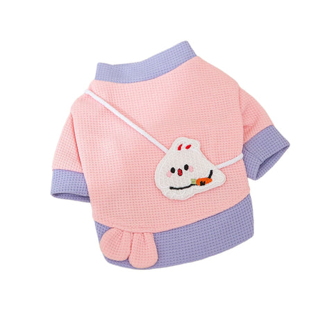 Cartoon Bear Sweatshirt - Lightweight Pet Coat