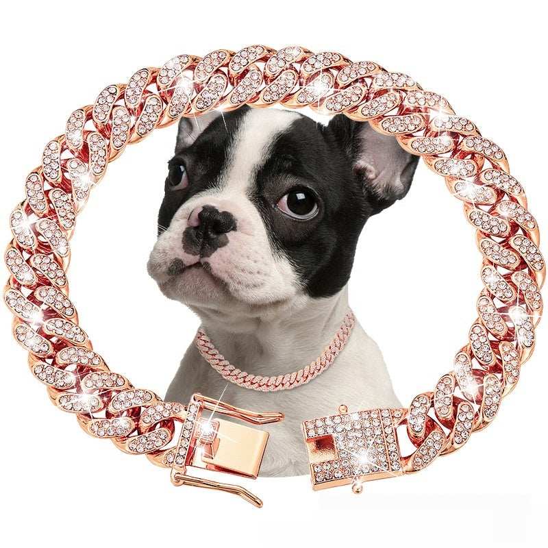 Stylish Cuban Link Chain for Small, Medium, and Large Dogs and Cats