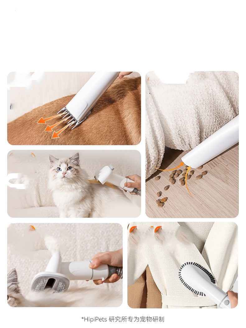 Cordless Pet Grooming Vacuum for Easy Mobility - Rechargeable