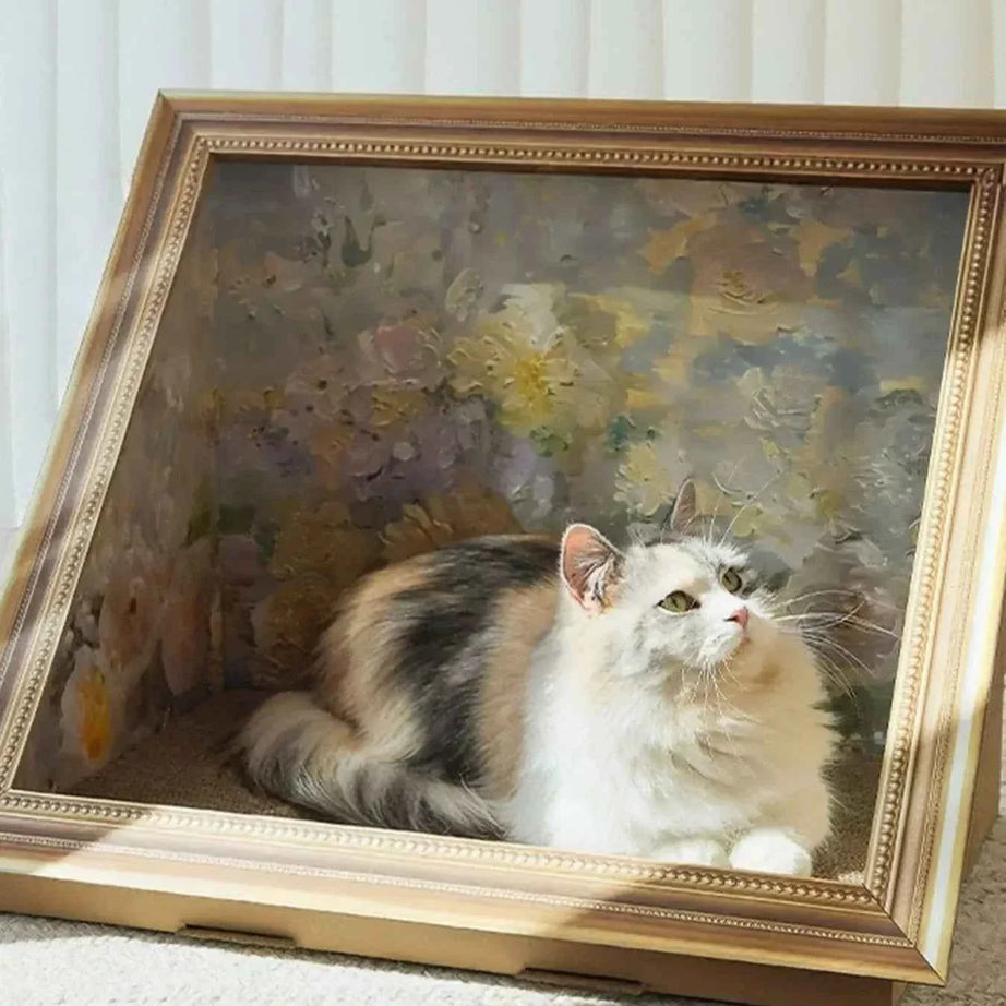 Cat Scratcher Nest - Unique Artistic Frame Look