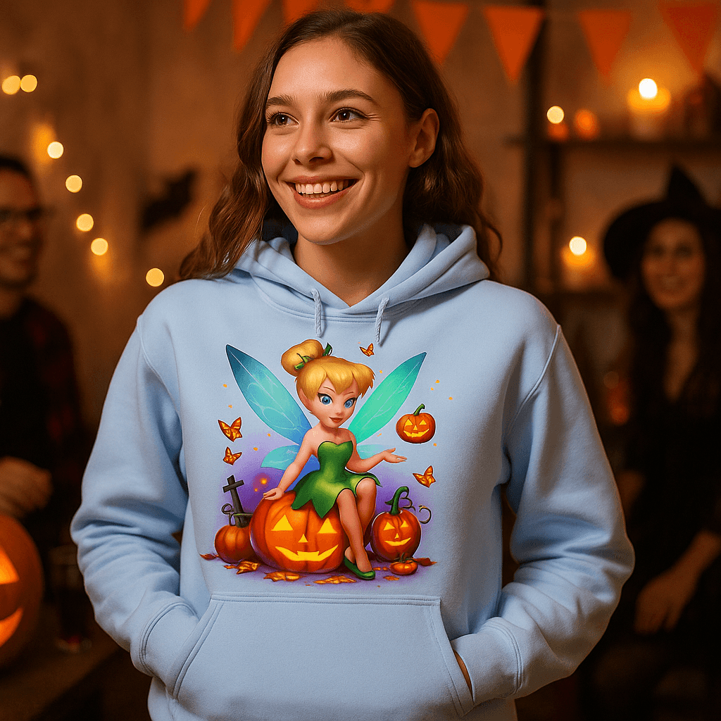Halloween Tinkerbell Fairy Hoodie Sweatshirt - Magical Style