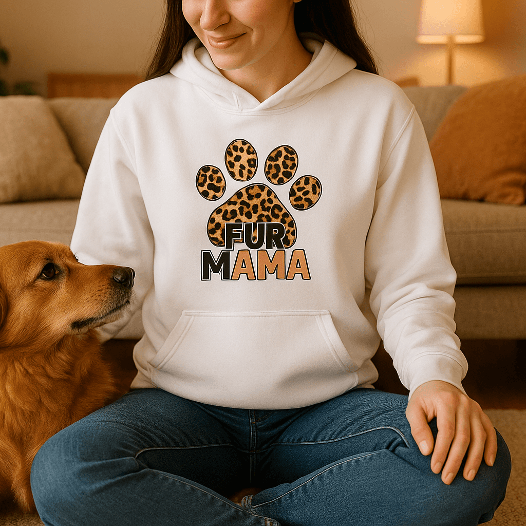 Fur Mama Hoodie Sweatshirt - Pet Lover Style
