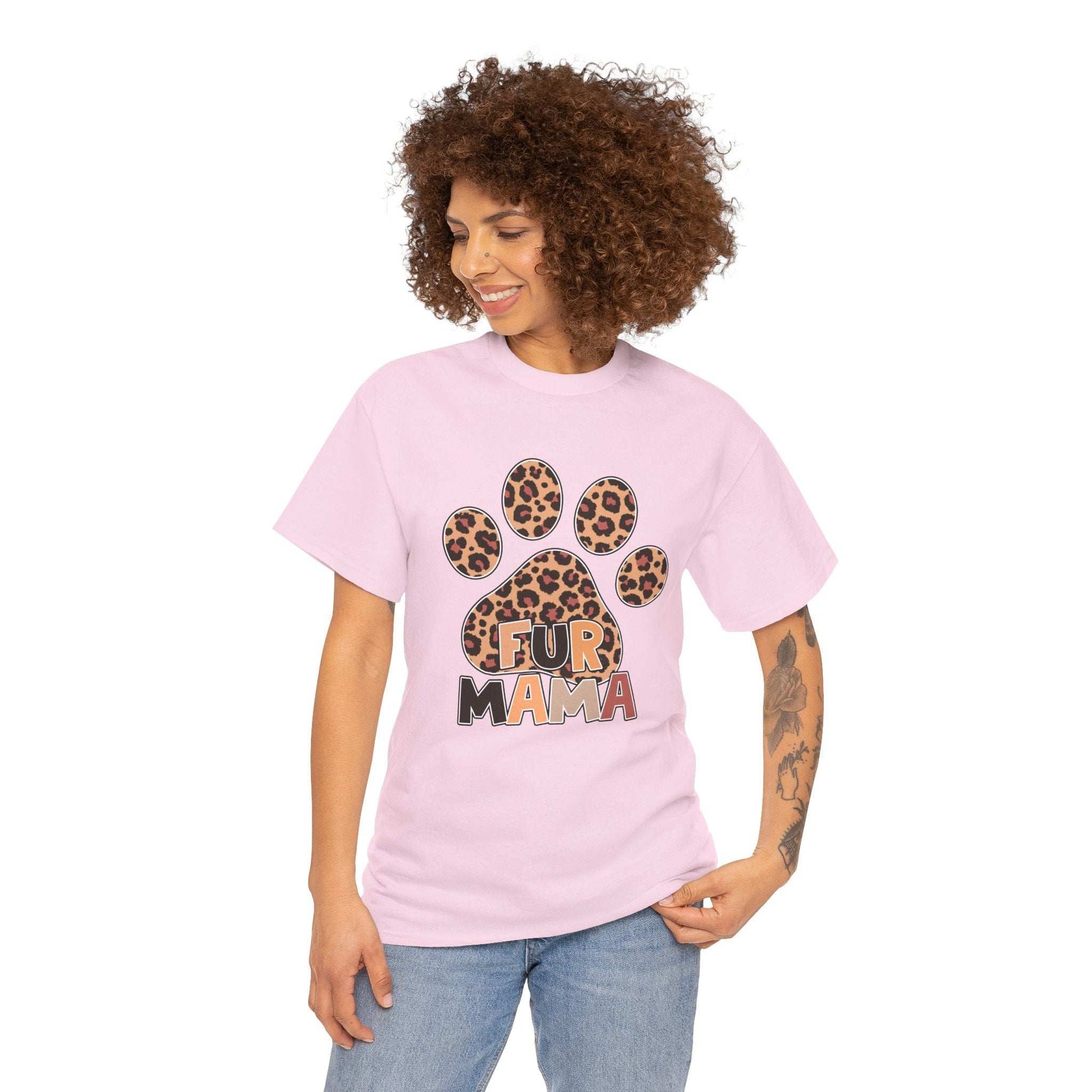 Fur Mama Pet Lover Tee - Heavy Cotton T-Shirt