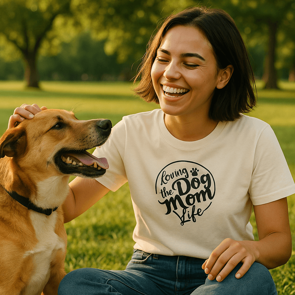 Dog Mom Life T-Shirt - Proud Dog Mother Apparel for All Breeds