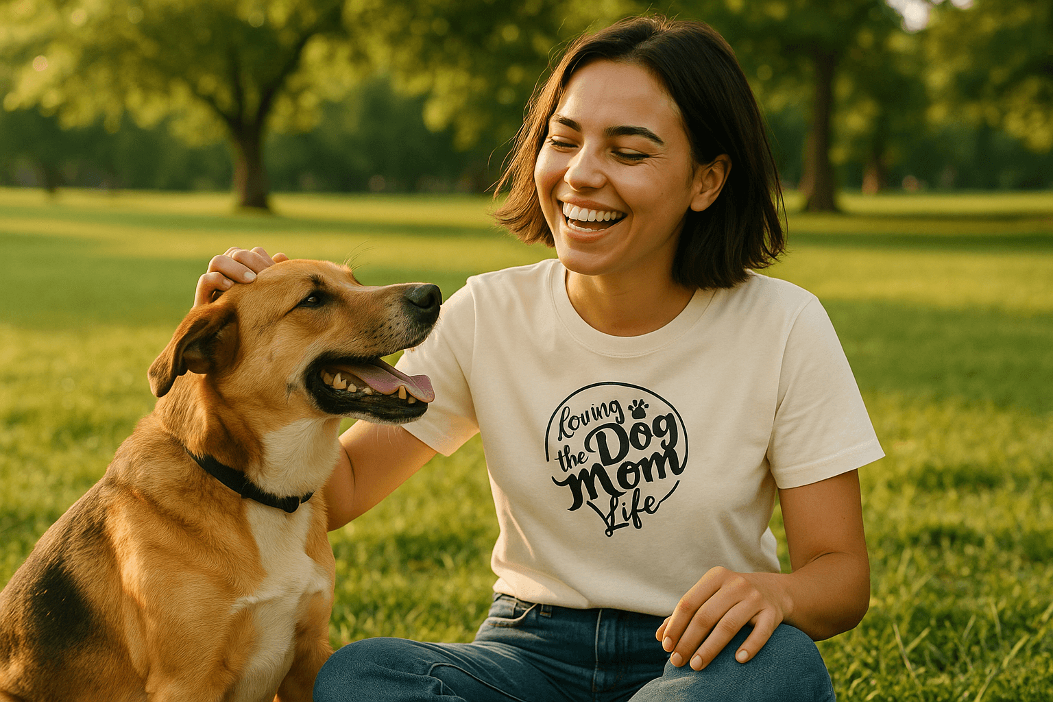 Dog Mom Life T-Shirt - Proud Dog Mother Apparel for All Breeds