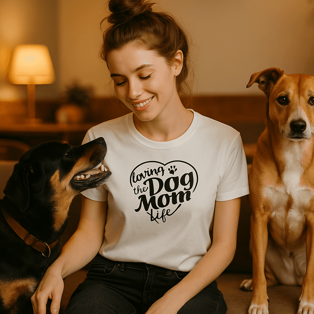 Dog Mom Life T-Shirt - Proud Dog Mother Apparel for All Breeds