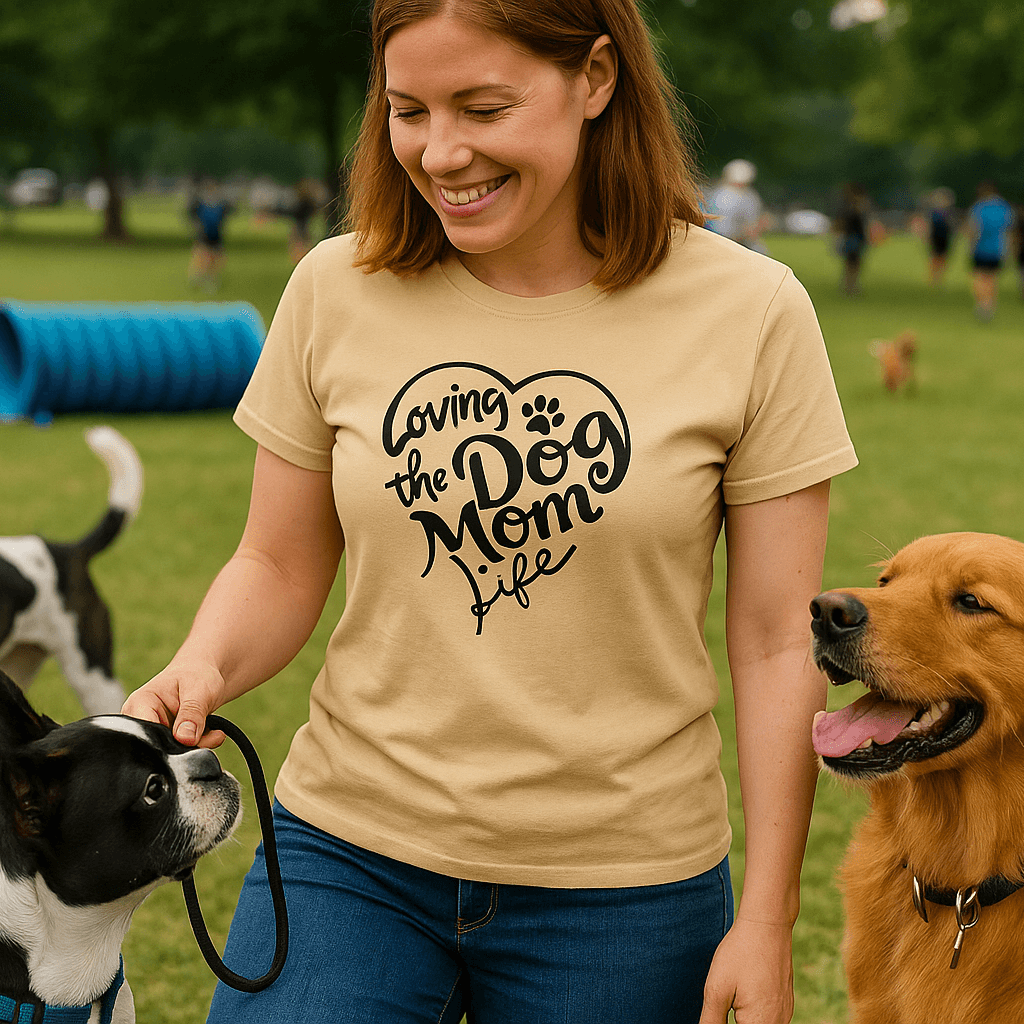 Dog Mom Life T-Shirt - Proud Dog Mother Apparel for All Breeds