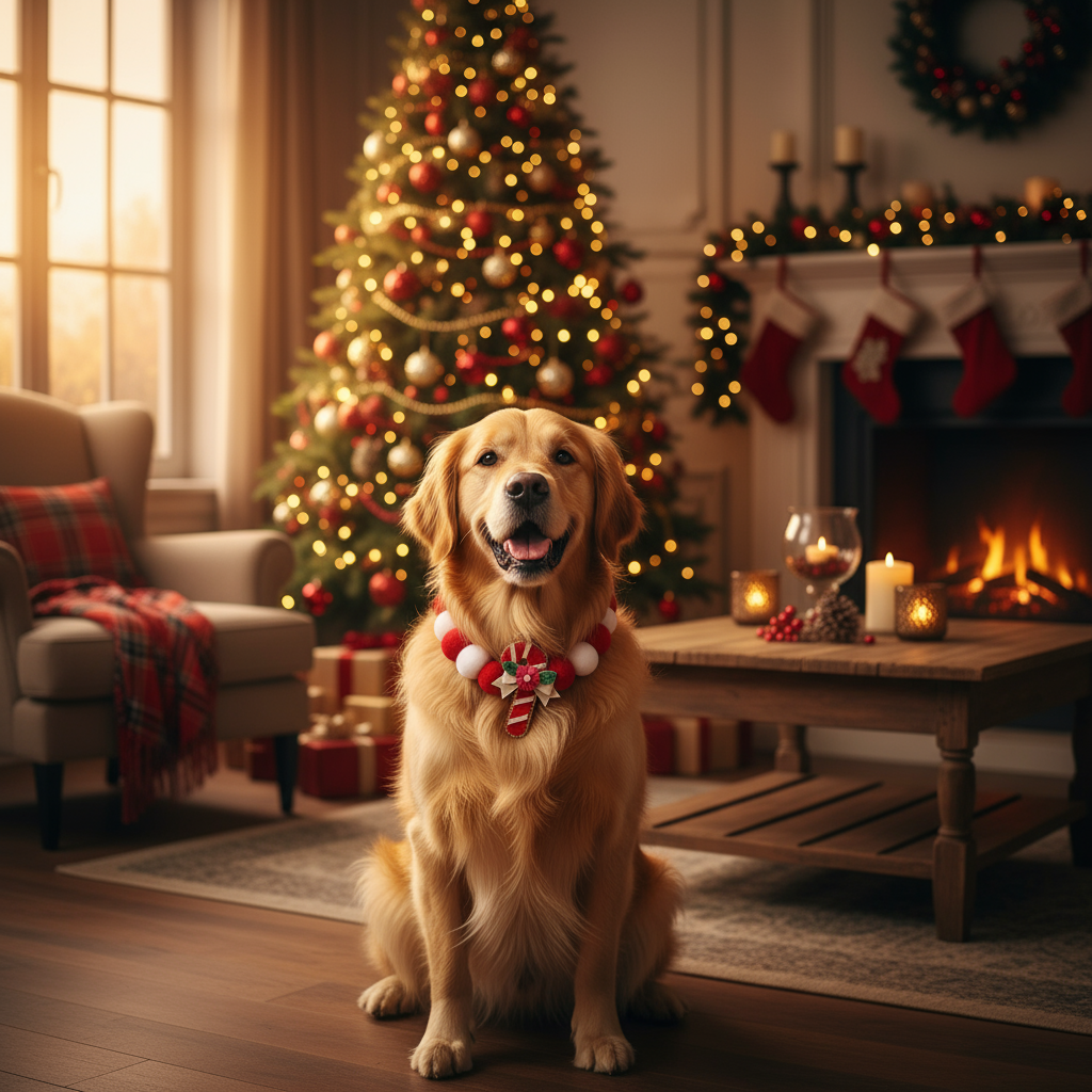 Christmas Pet Collar - Festive Holiday Accessories