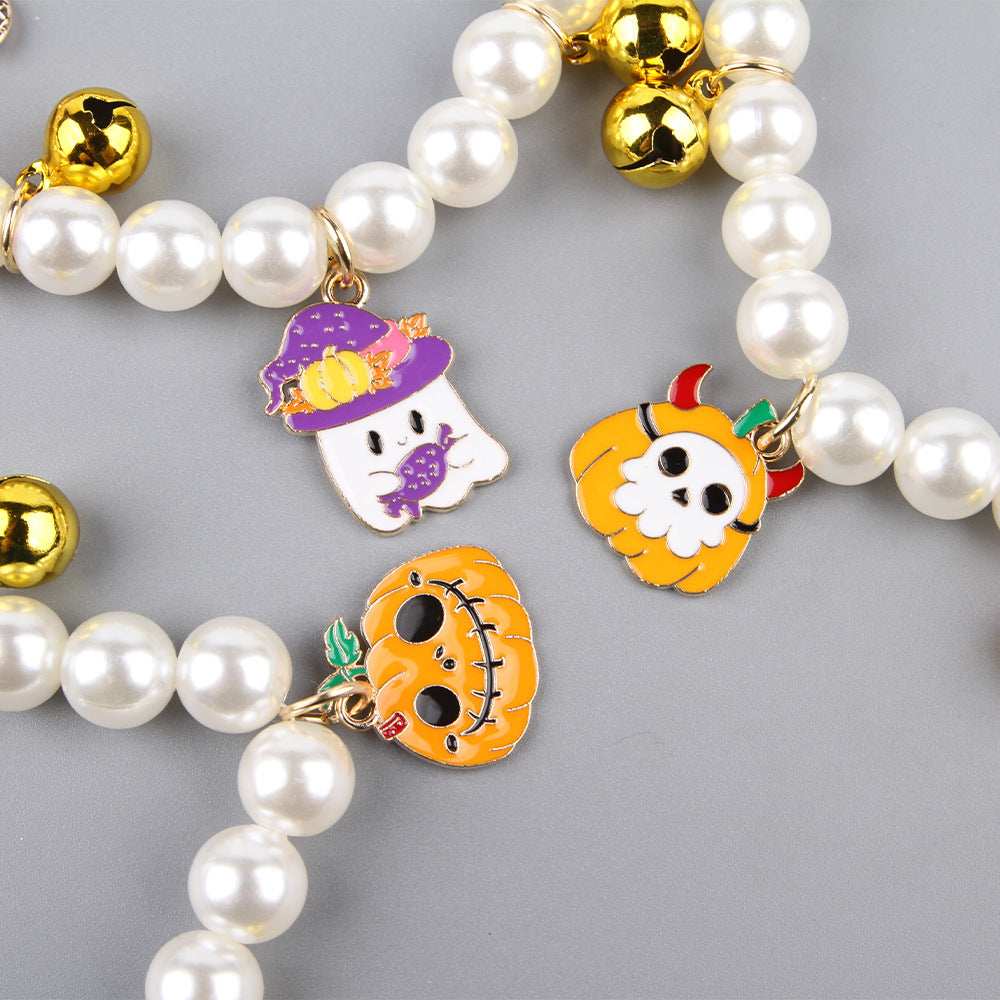 Halloween Cat Collar with Cute Charms
